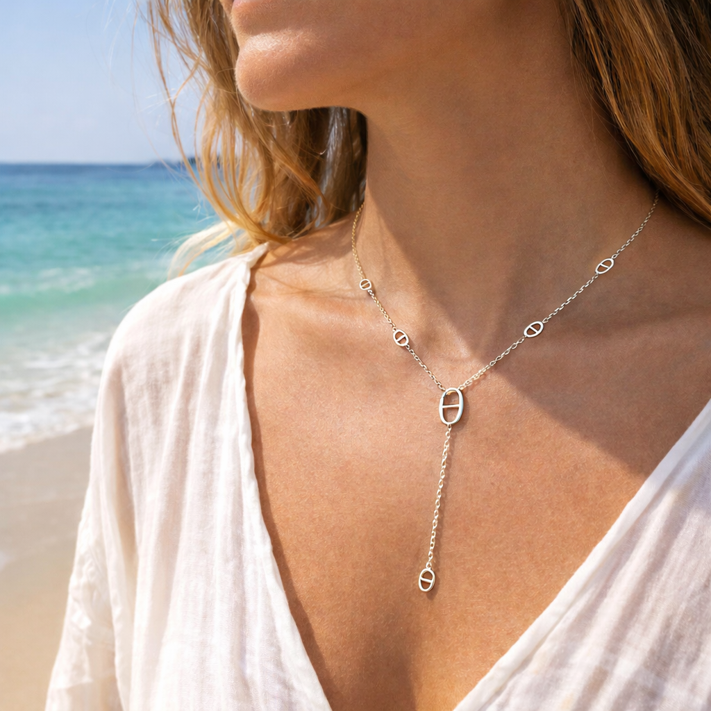 Collier en Y Zaliné - Doré / Argenté