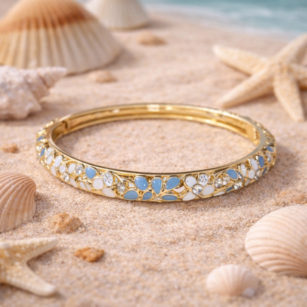 Bracelet thaïlandais Sélénia - Doré