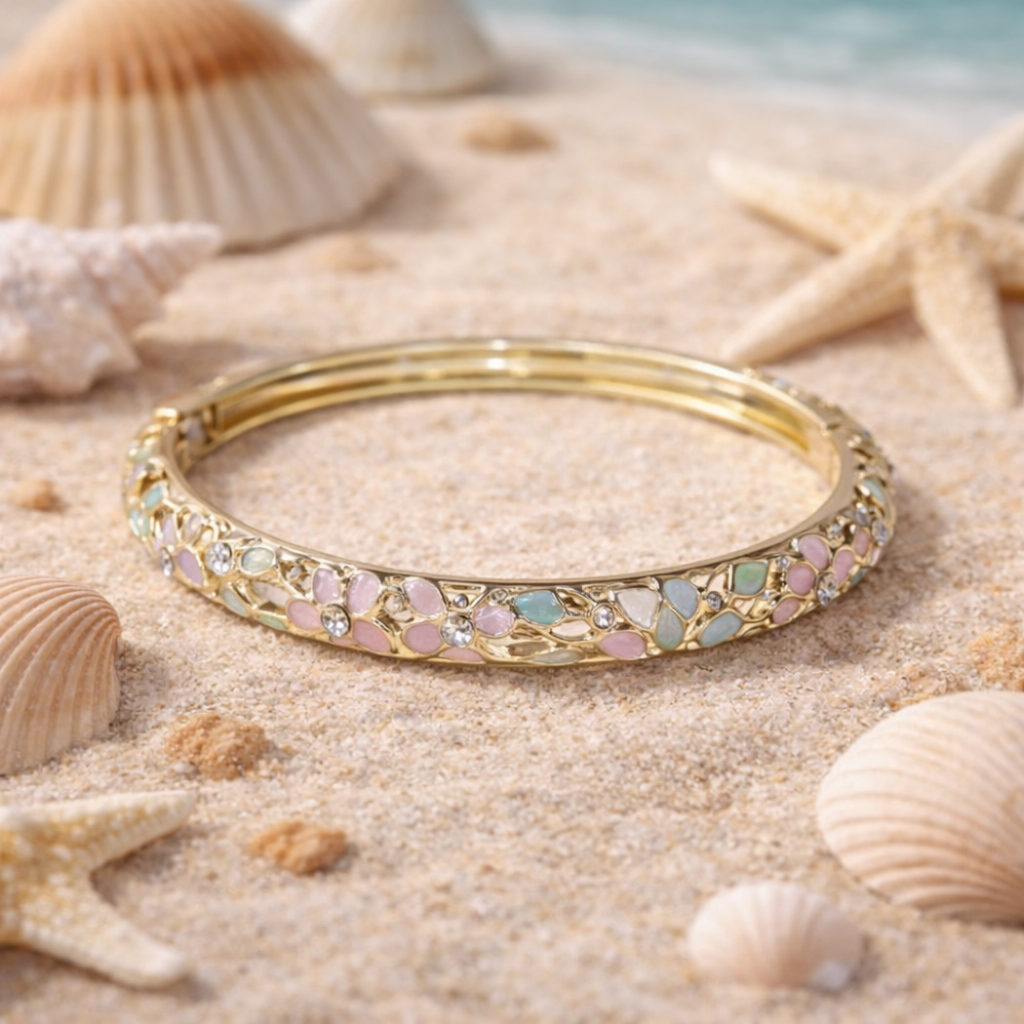 Bracelet jonc Sorya - Doré