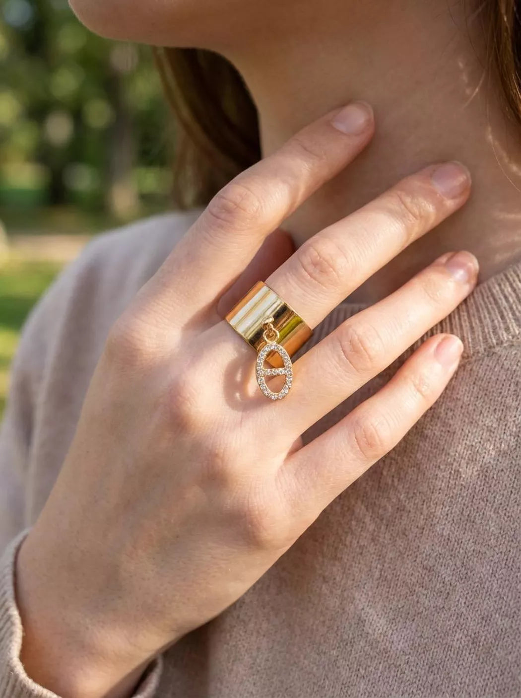 Bague orélisse - doré