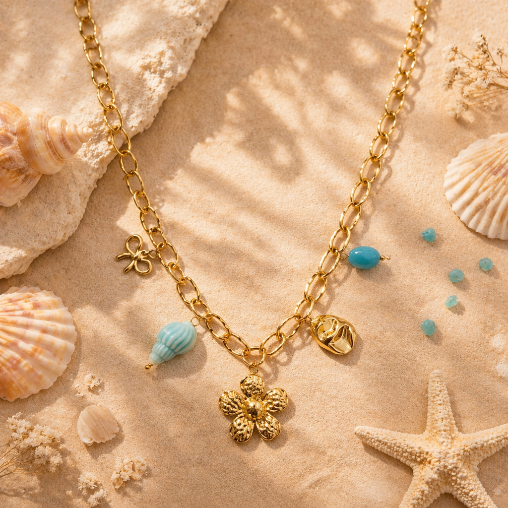 Collier Calysea - Doré