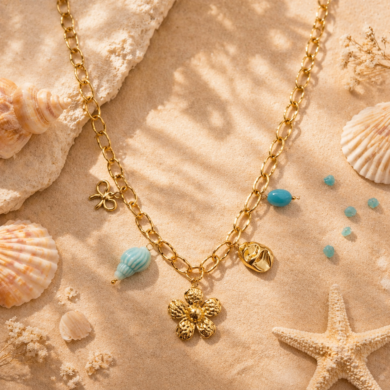 Collier Calysea - Doré