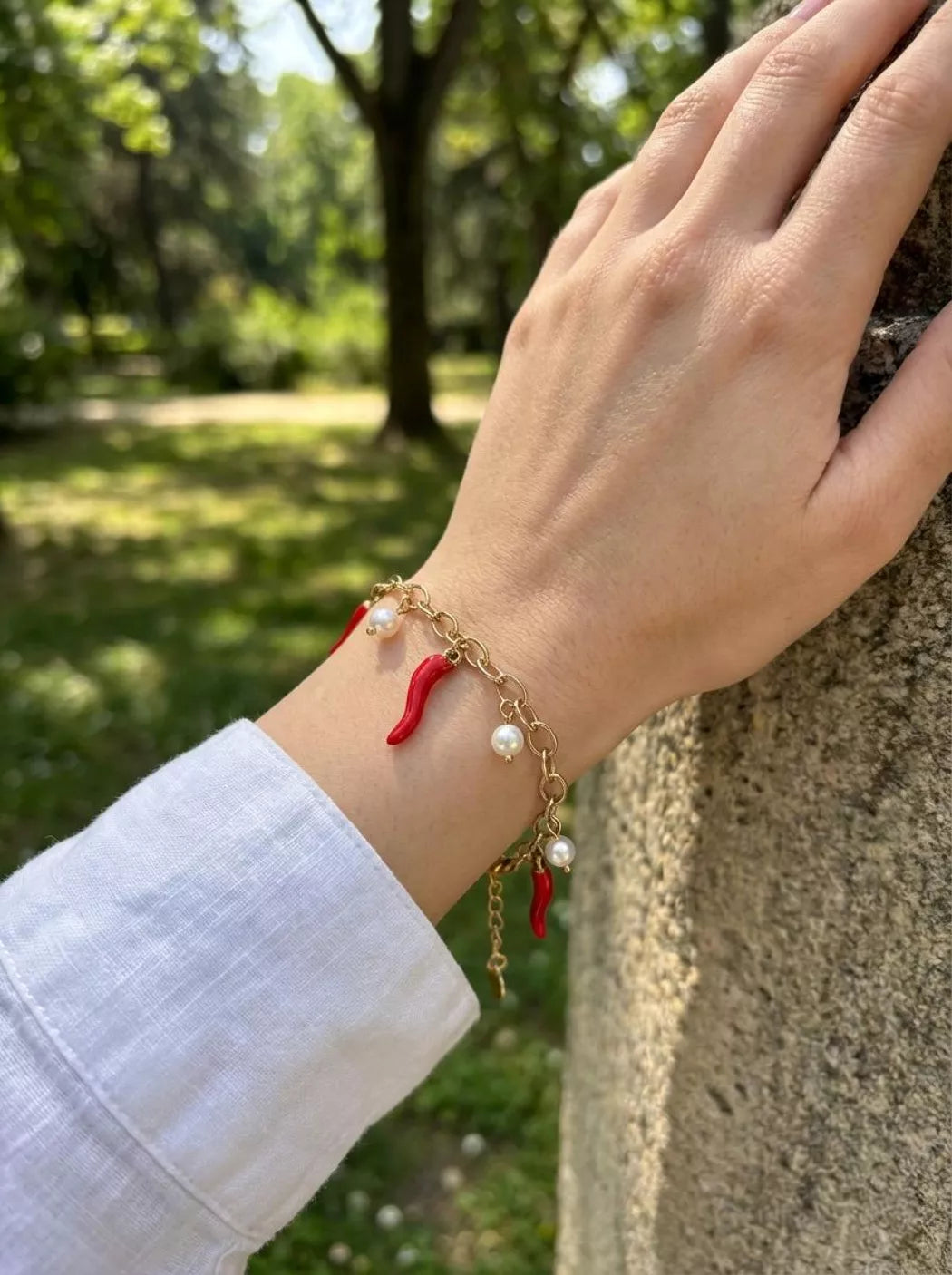 Braclet Rosaria - Doré