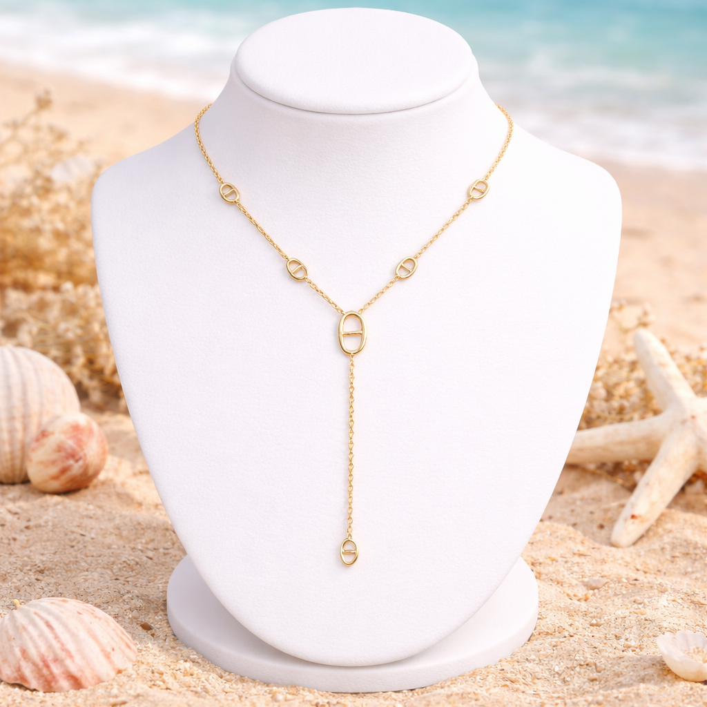 Collier en Y Zaliné - Doré / Argenté