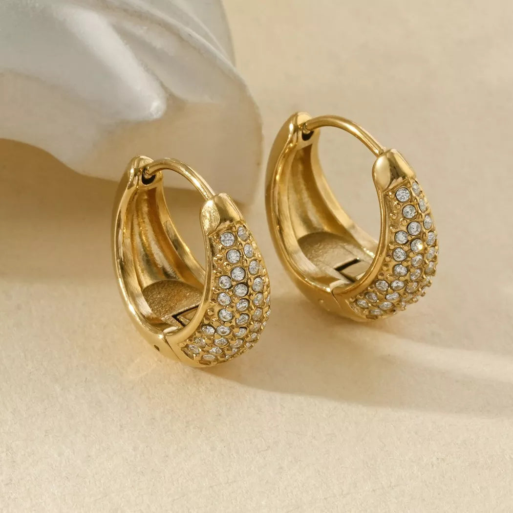 Boucle d’oreille créoles Sélis - Doré