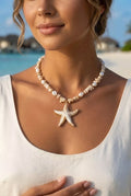 Collier perles Sabléa - Doré