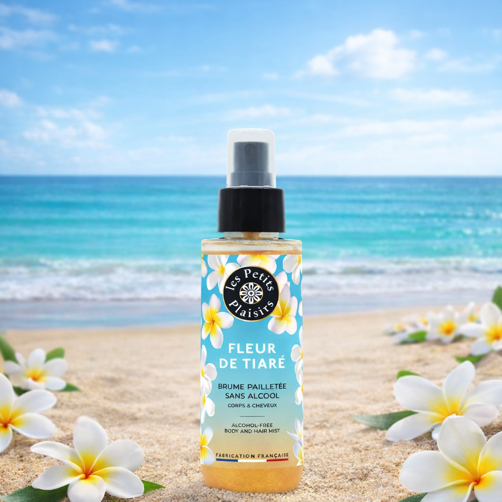 Brume parfumée pailletée Fleur de tiaré (100 ML)