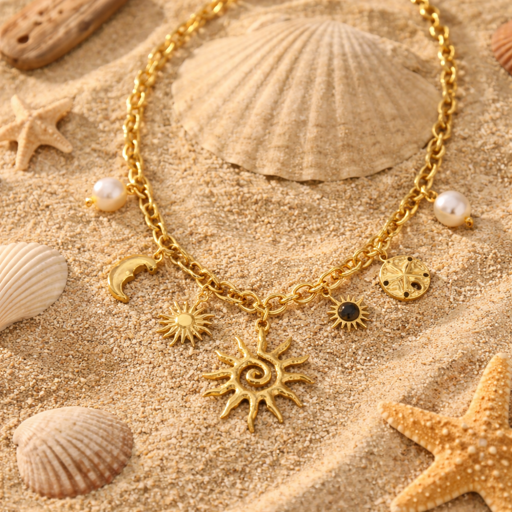 Collier Astrelya - Doré