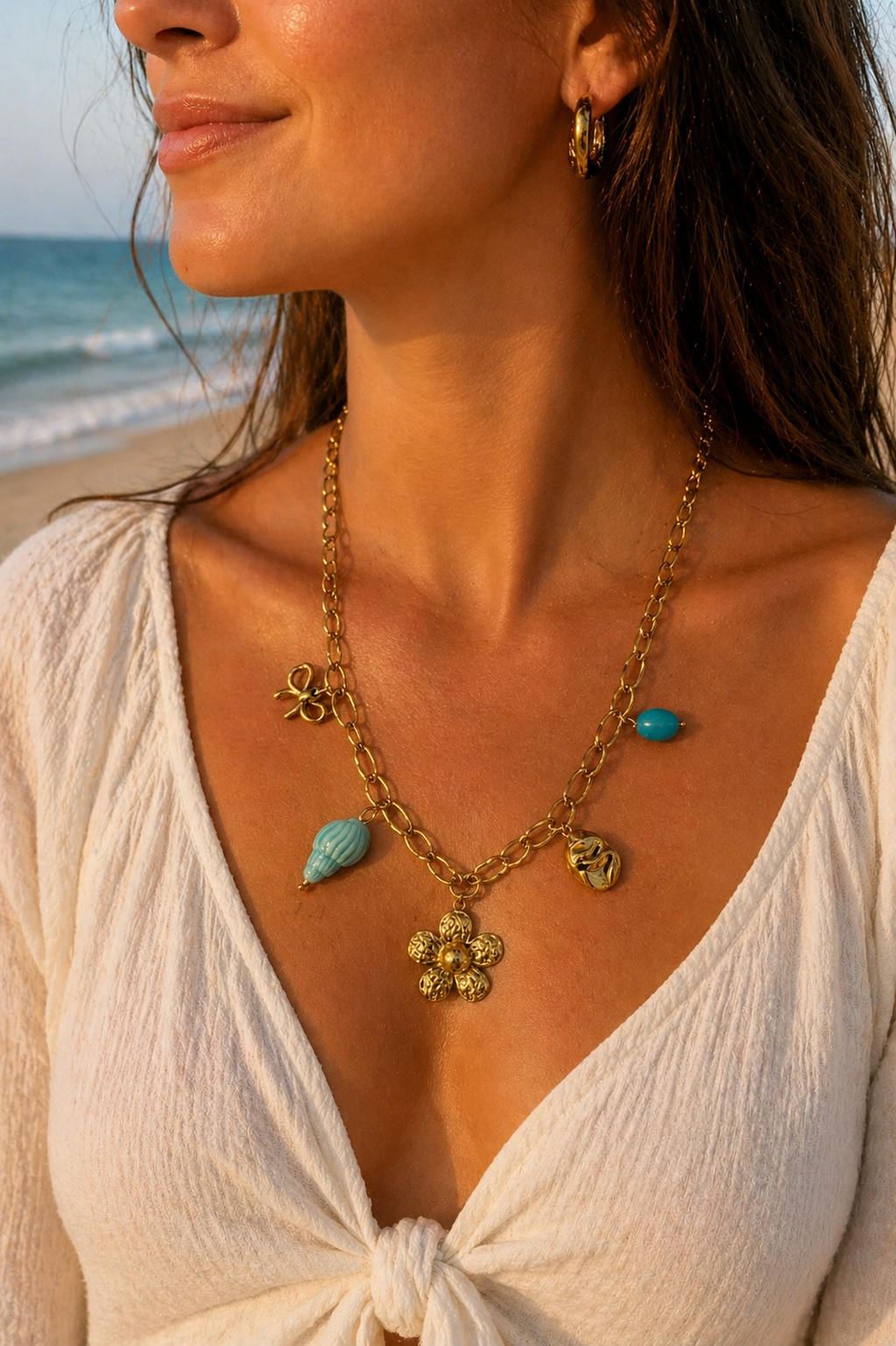 Collier Calysea - Doré
