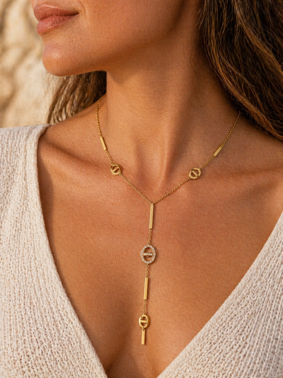 Collier Éclara - Doré/Argent