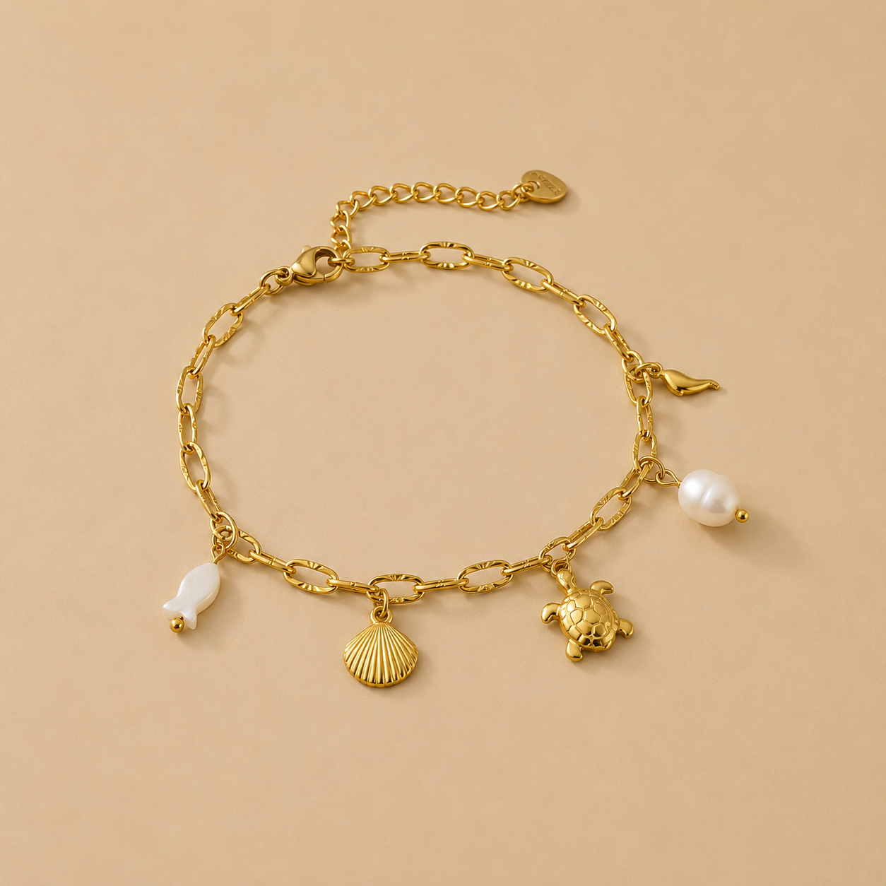 Bracelet de cheville Océlya - Doré