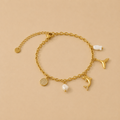 Bracelet de cheville Dolphéa - Doré