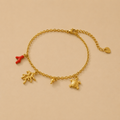Bracelet cheville Corelya - Doré