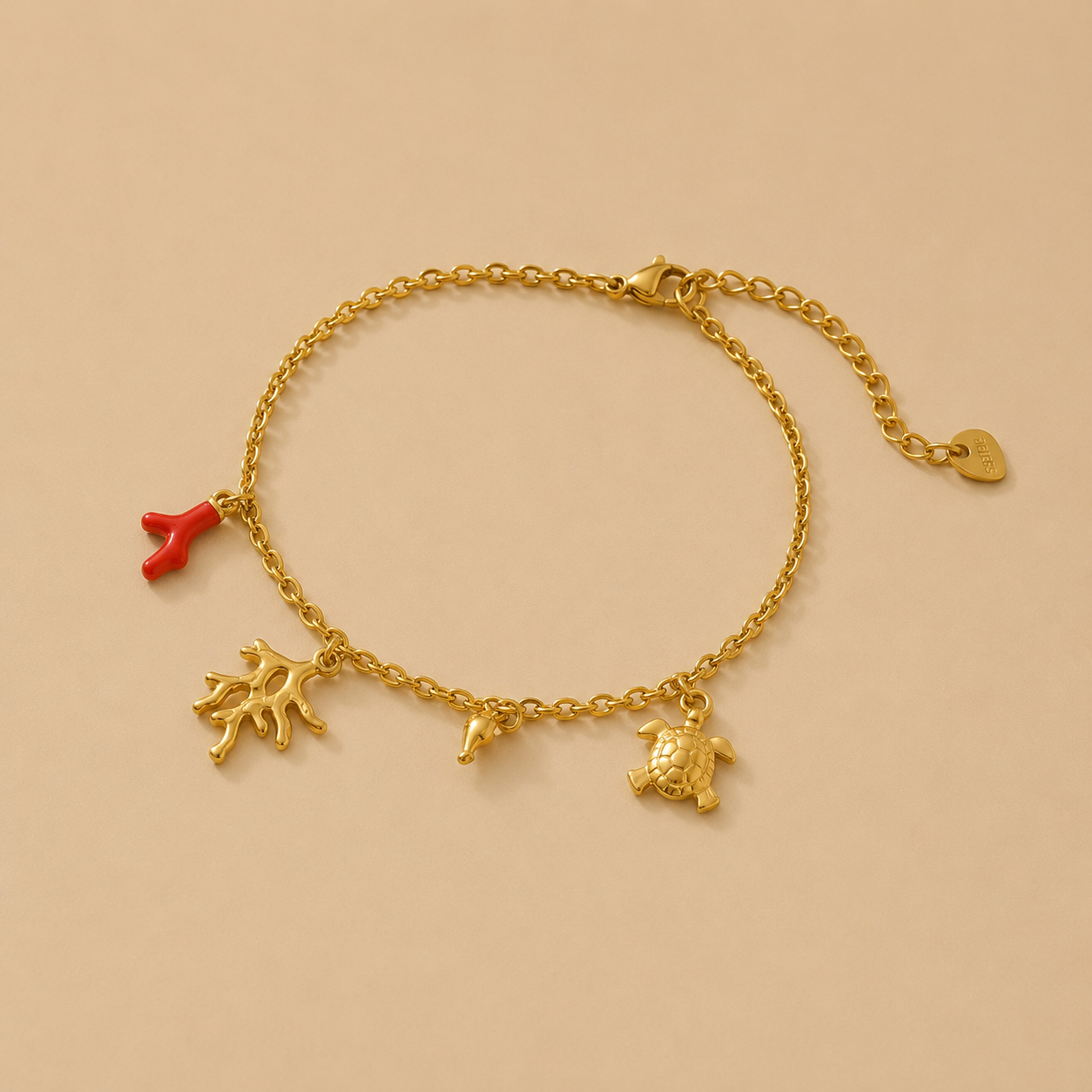 Bracelet cheville Corelya - Doré