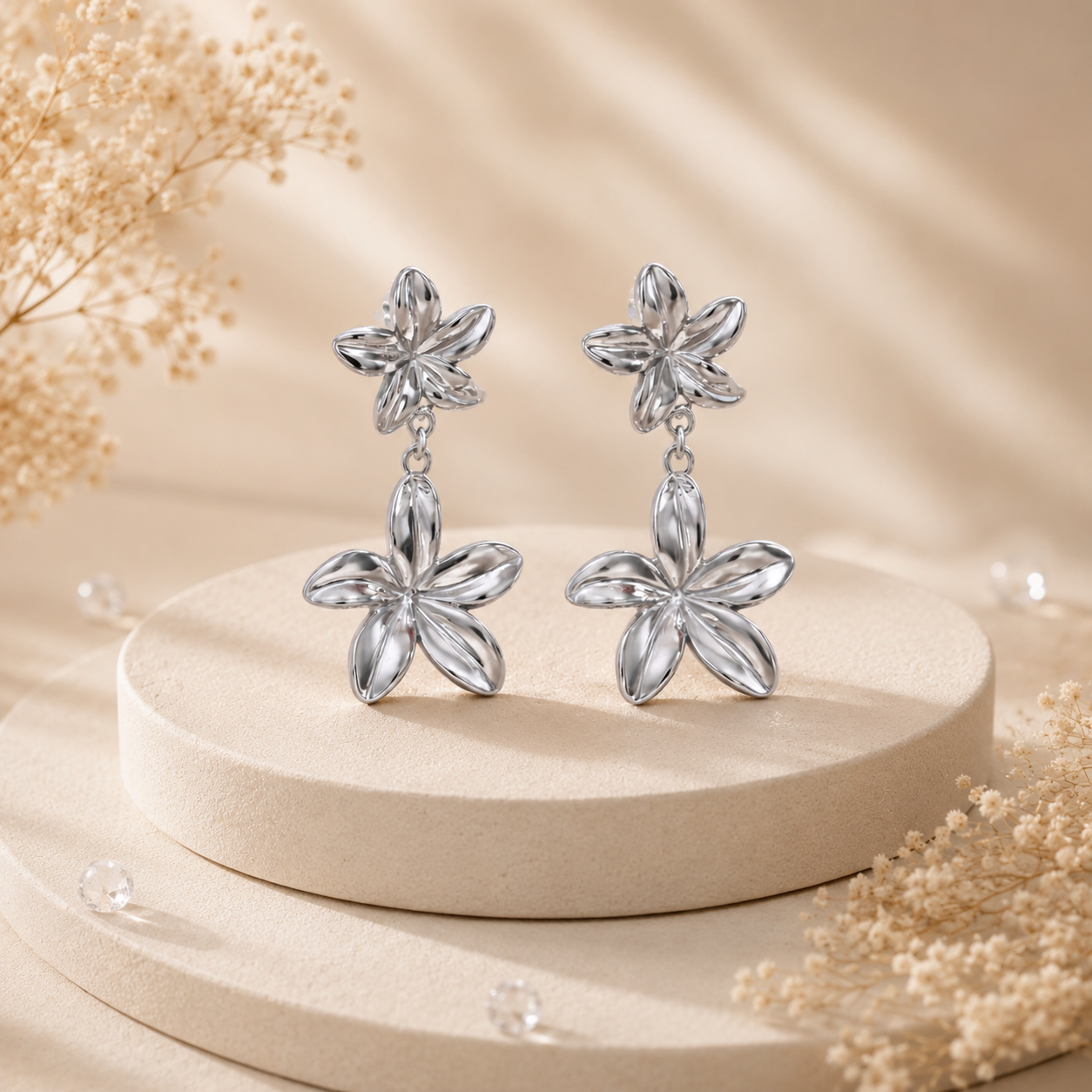 Boucle d’oreille Lyséa - Argent