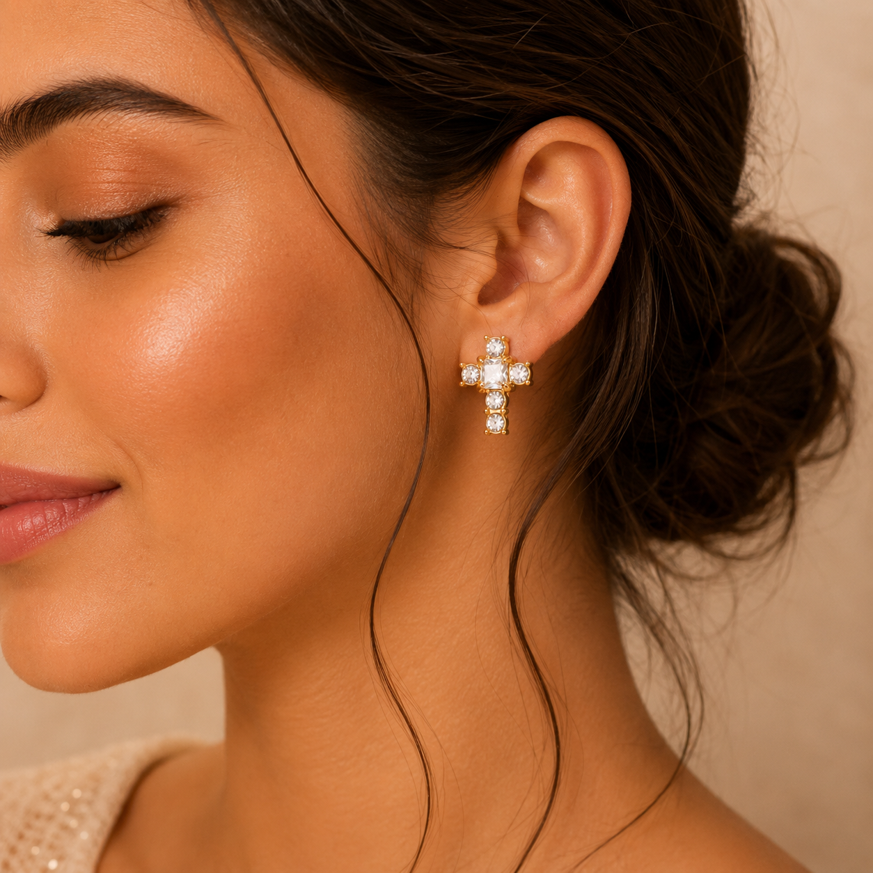 Boucle d’oreille Éris - Doré