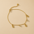 Bracelet de cheville Sélya - Doré